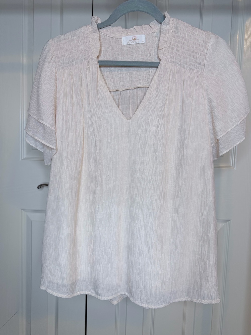 Sunland17 boutique top short sleeve women size medium